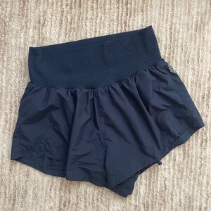 Free People Movement Carpe Diem Shorts in Midnight Navy